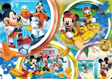 Çocuk KS Mickey Mouse Puzzle 200 Parça