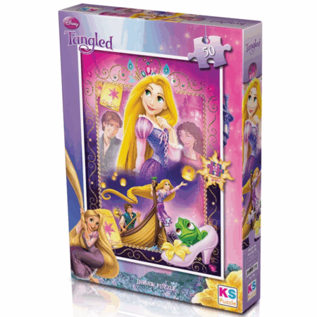 Çocuk KS Tangled 50 Parça Puzzle