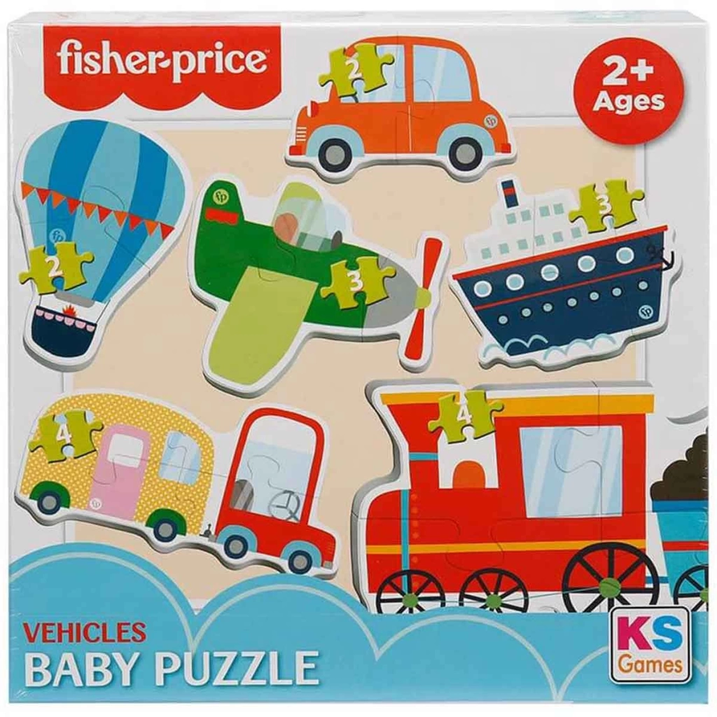 Çocuk KSFisherPriceBabyVehicles6in1Puzzle - Görsel 2
