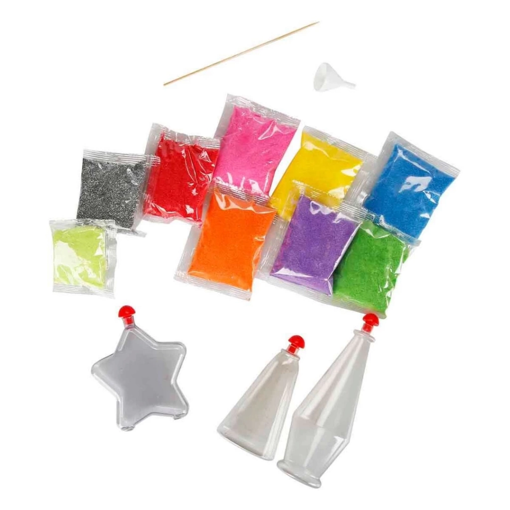 Kum Sanatı Tasarım Seti - Yaratıcı ve Eğitici Kum Sanatı Seti ile Çocuklar İçin Eğlenceli Zaman - Görsel 2