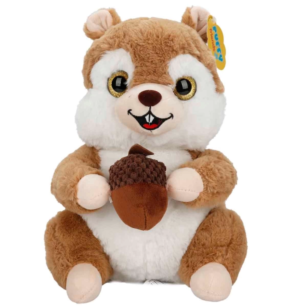 Çocuk Kurdelalı Peluş Sincap 30 cm - Görsel 5