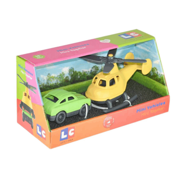 LC-30938 Let's be Child - Minik Taşıtlar Araba-Helikopter - Görsel 2