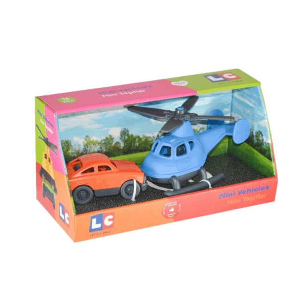 LC-30938 Let's be Child - Minik Taşıtlar Araba-Helikopter - Görsel 3