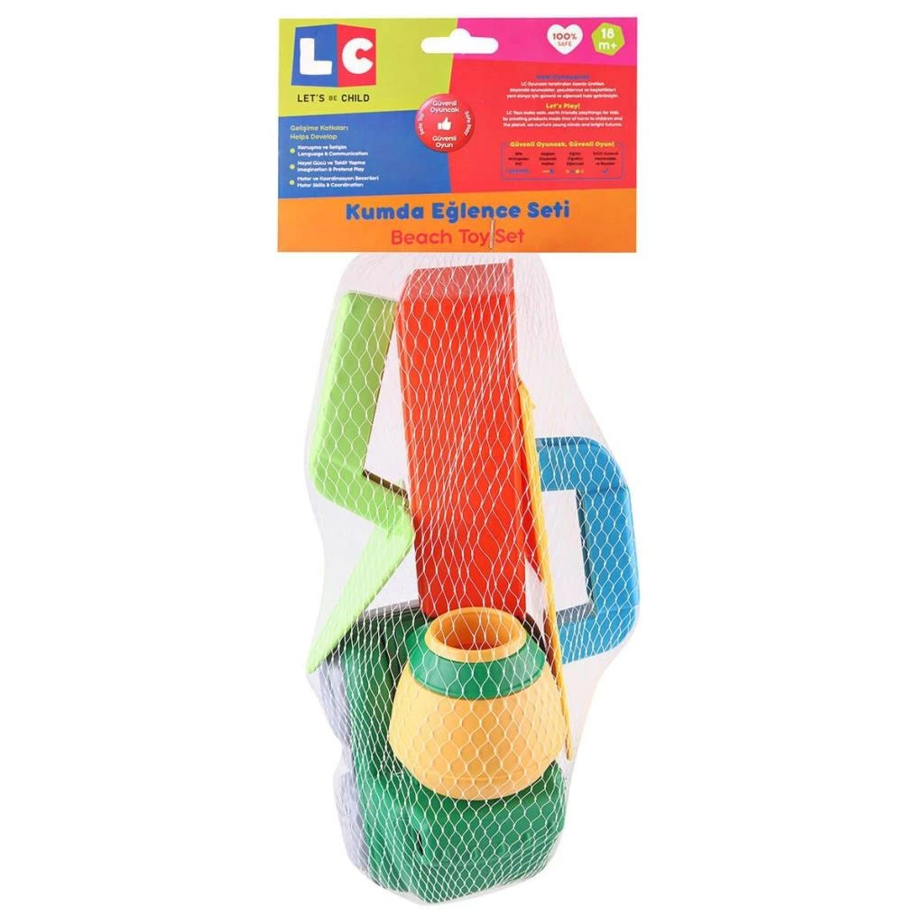 LC Fileli Oyuncak Mikser ve İnşaat Seti 4 Parça - Görsel 2