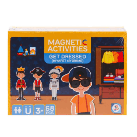 Çocuk LC7983 Manyetik Aktivite Kıyafet Değiştirme Oyunu -Laçokids