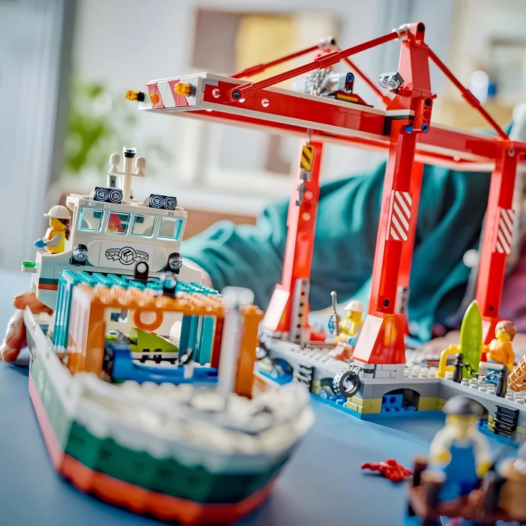 Çocuk City Yük Gemili Liman 60422 - Görsel 5