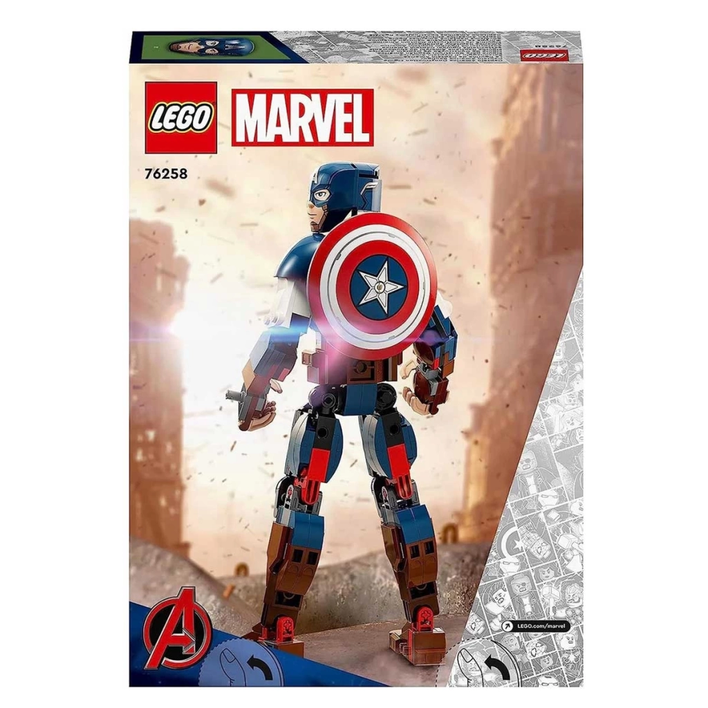 Lego Marvel Kaptan Amerika Yapım Figürü 76258 - Görsel 3