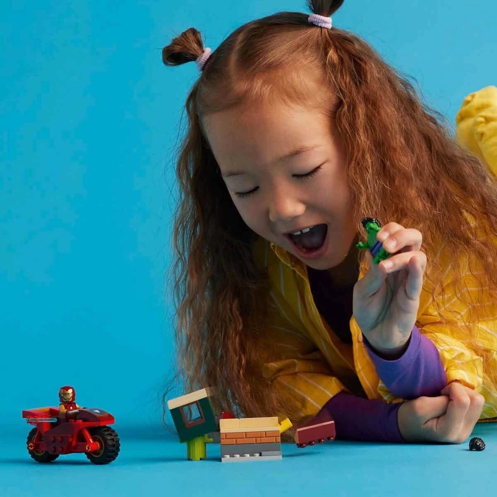 Motosikletli Iron Man ve Hulk 76287 - Görsel 5