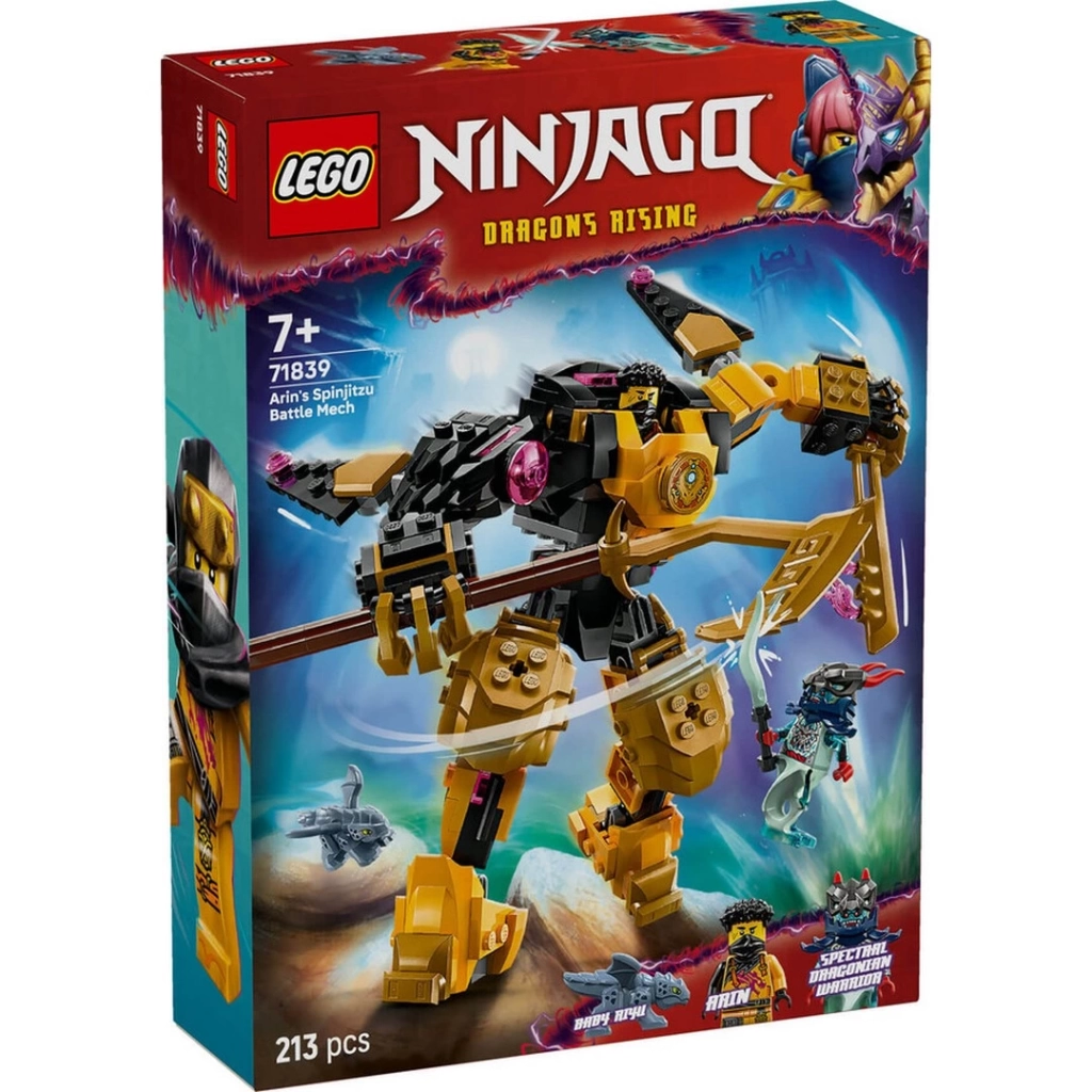 Eğitici Oyuncak NINJAGO Arin'in Spinjitzu Savaş Robotu - Görsel 3