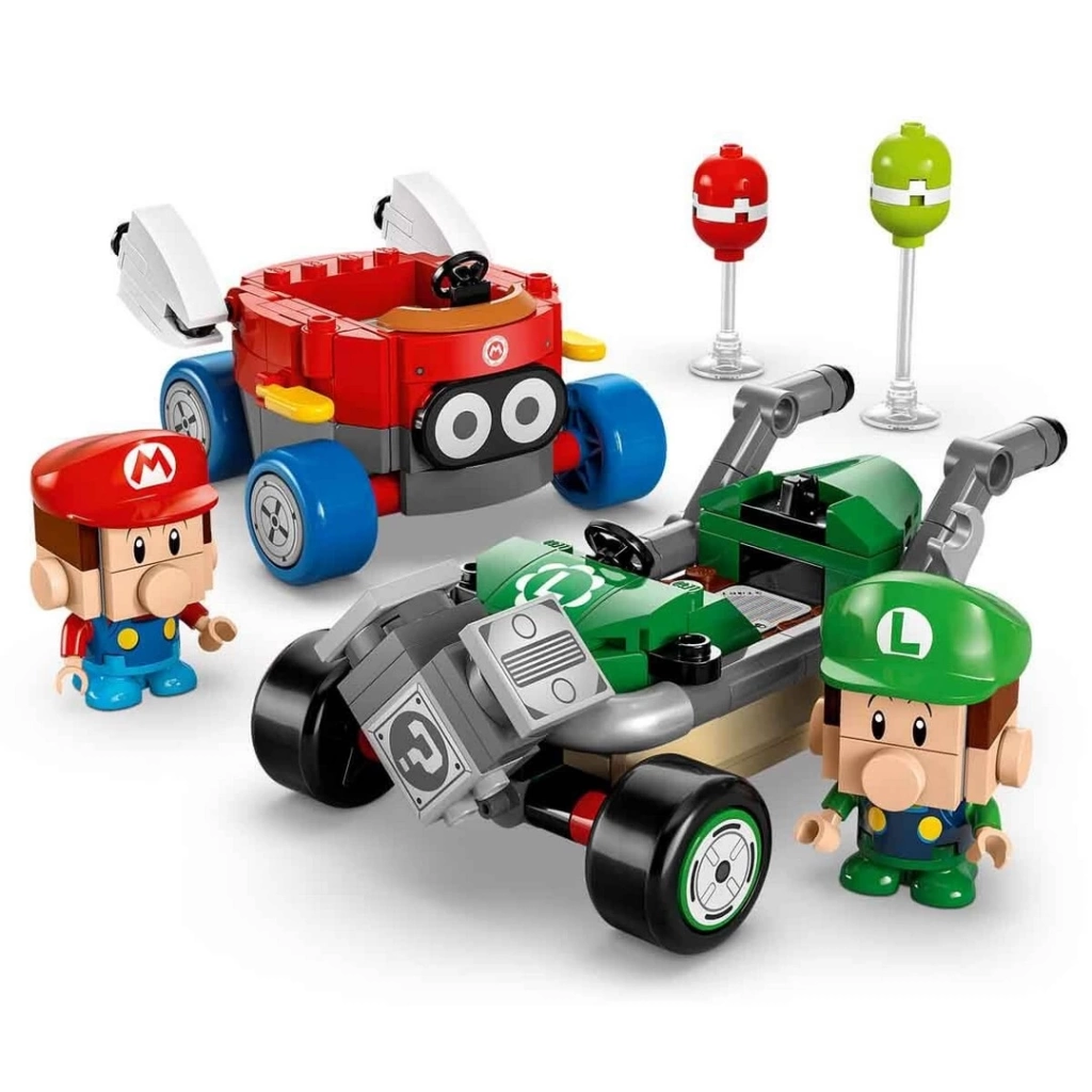 Eğitici Oyuncak Super Mario: Mario Kart – Baby Mario ile Baby Luigi - Görsel 2