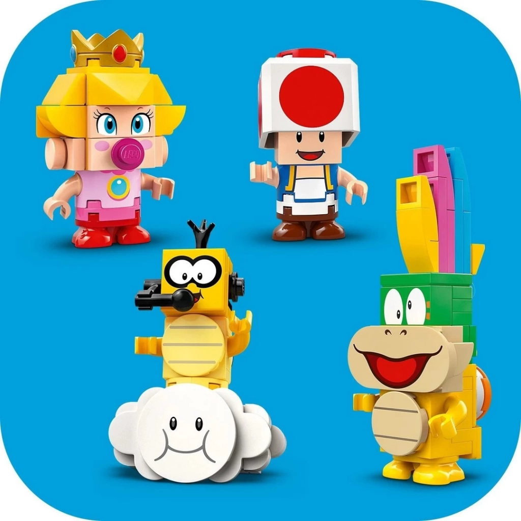 Eğitici Oyuncak Super Mario: Mario Kart Baby Peach ve Grand Prix Seti Yarış Oyuncağı 72036 - Görsel 2