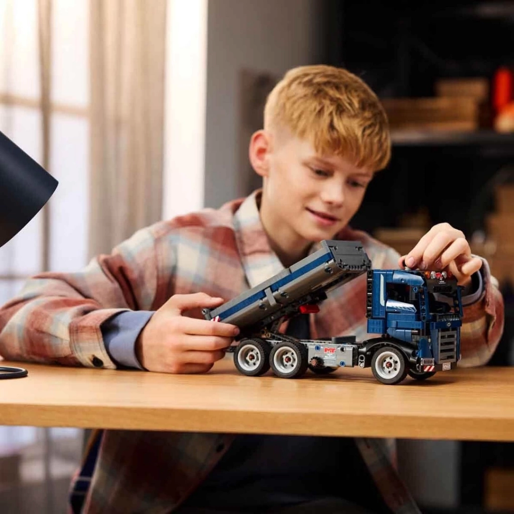 Eğitici Oyuncak Technic Damperli Kamyon - Görsel 3