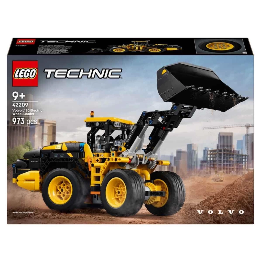 Çocuk Eğitici Oyuncak Technic Volvo L120 Electric Tekerlekli Yükleyici 42209 - Görsel 4