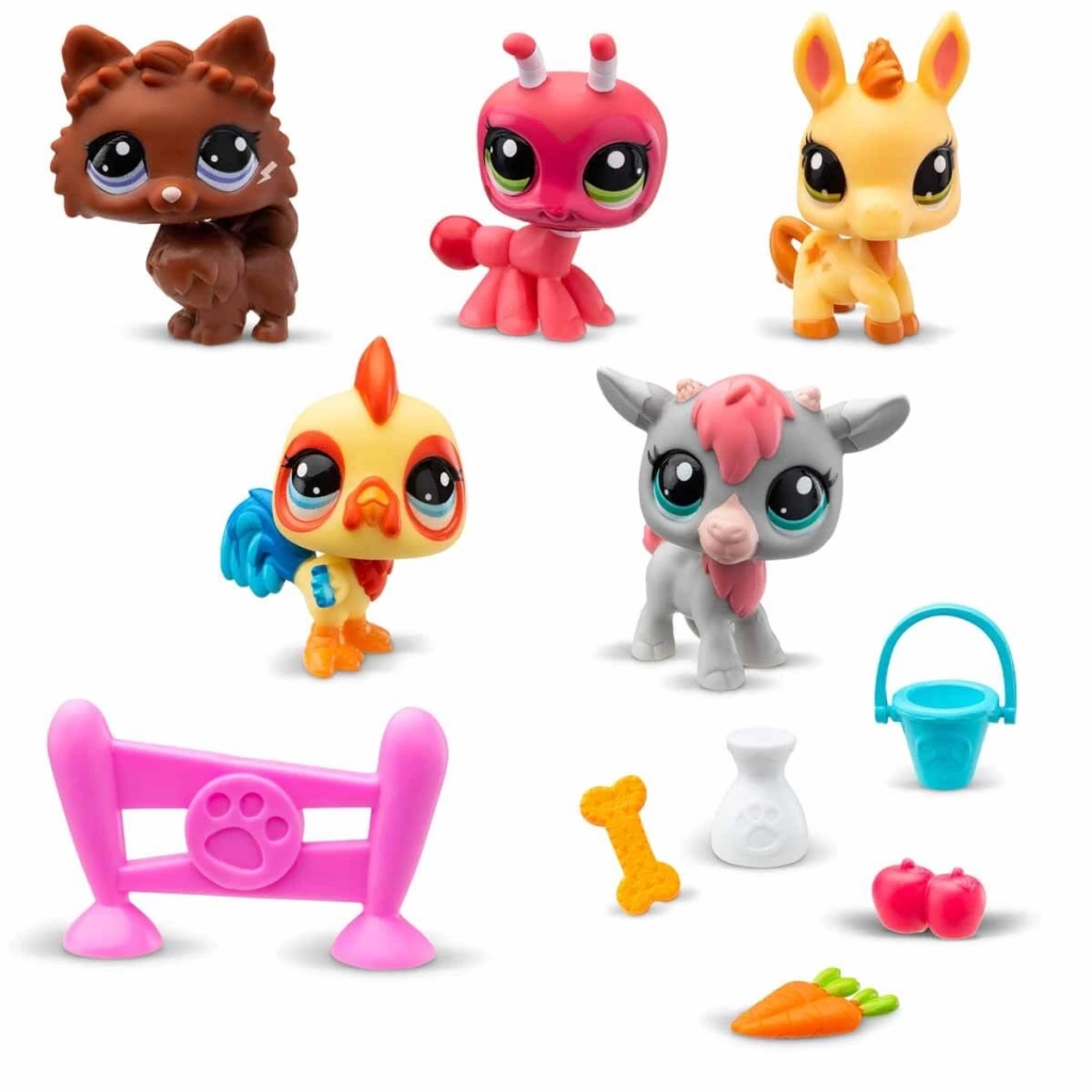 Çocuk Littlest Pet Shop Minişler 5'li Figür Seti S1 - Görsel 3