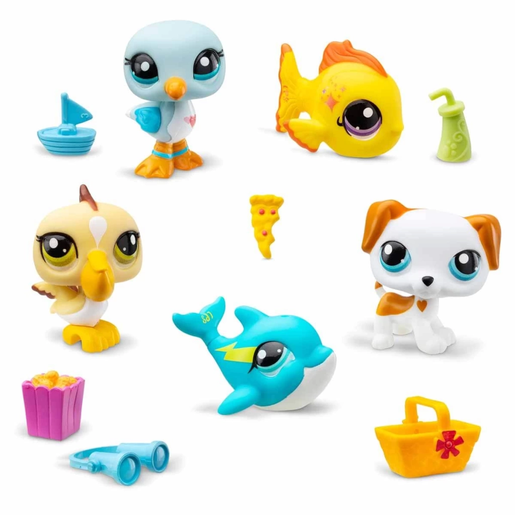 Çocuk Littlest Pet Shop Minişler 5'li Figür Seti S1 - Görsel 4