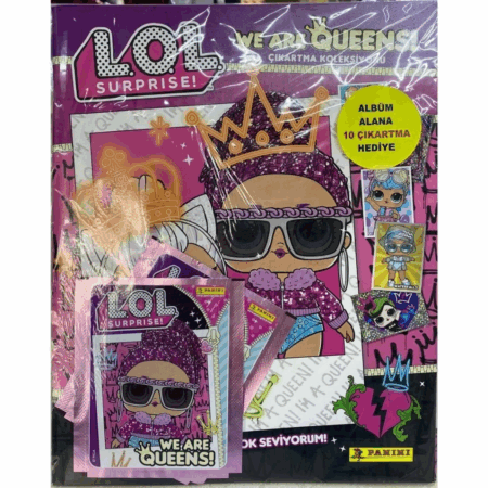 LOL Sticker Albümü Çocuklara Özel Eğlenceli Koleksiyon Seti