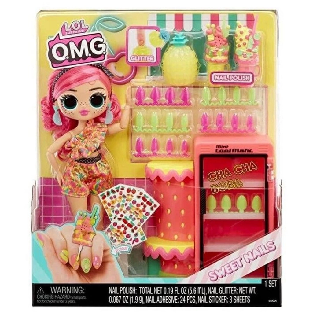 Eğitici Oyuncak L.O.L. Surprise Sweet Nails OMG Pinky Pops Meyve Dükkanı - Görsel 3