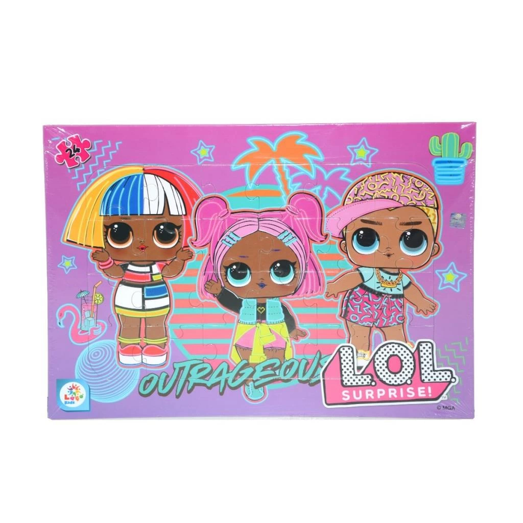 24 Parça Çerçeveli Puzzle – Görsel Zeka ve Sabır Gelişimi İçin