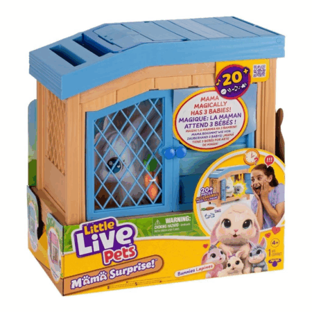 Çocuk LP303000 Little Live Pets Anne Tavşan ve Yavruları Oyun Seti - 26593