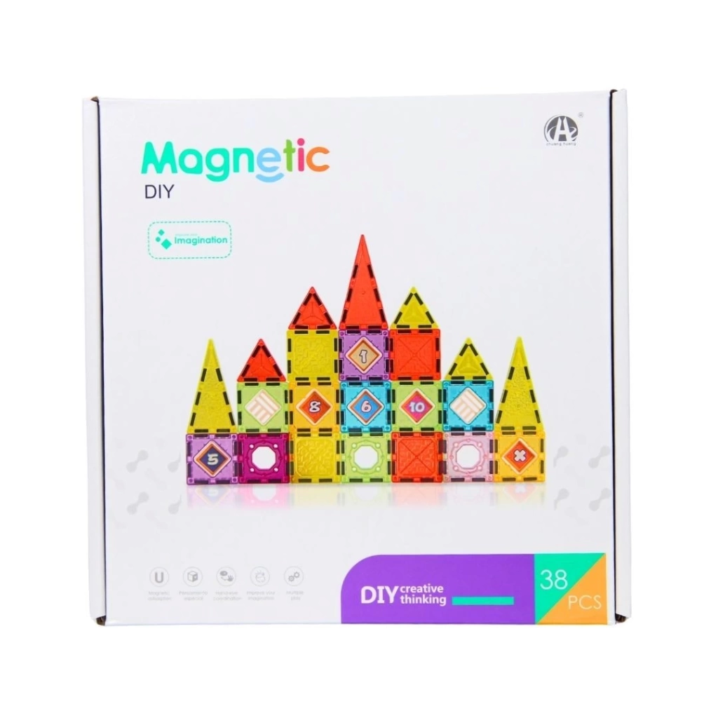 Eğitici Oyuncak Magnetic Tiles 38 Parça - Görsel 2