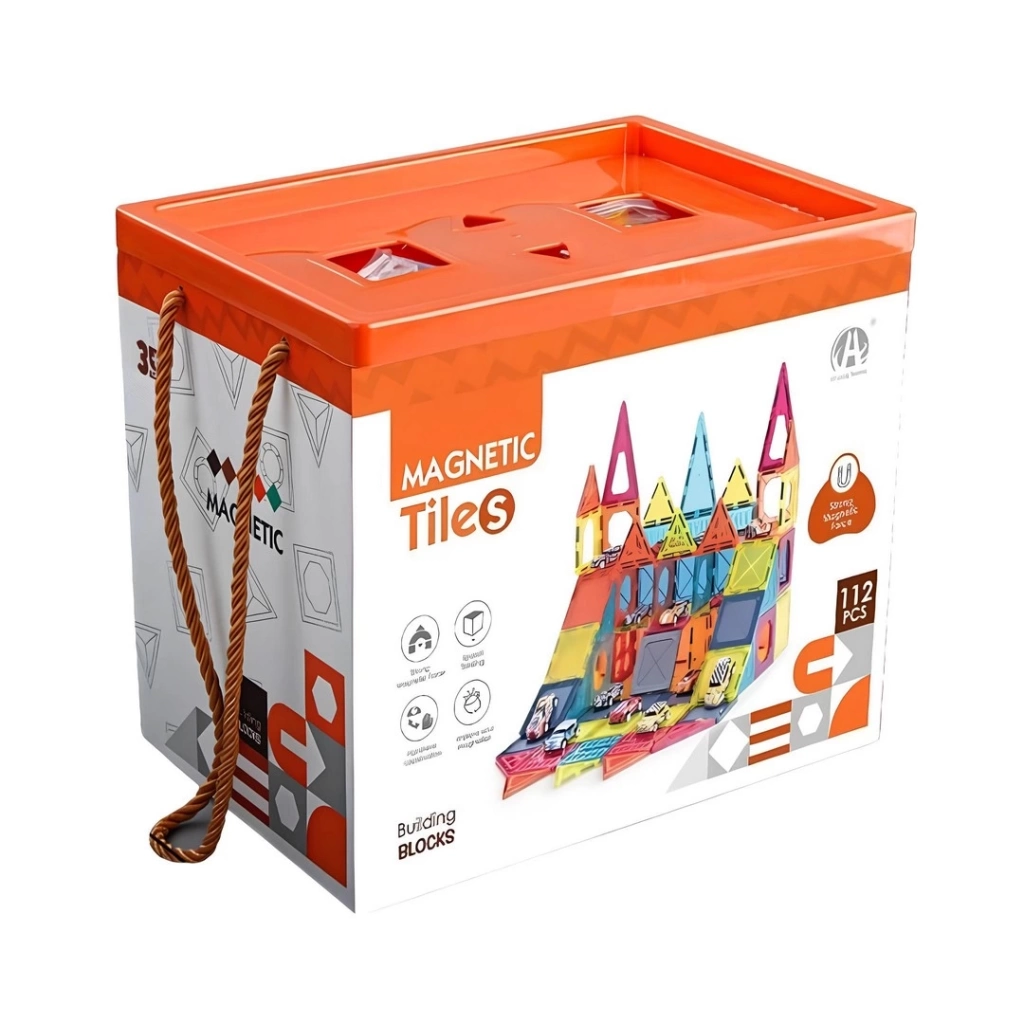 Eğitici Çocuk Magnetic Tiles Version 112 Parça - Görsel 3
