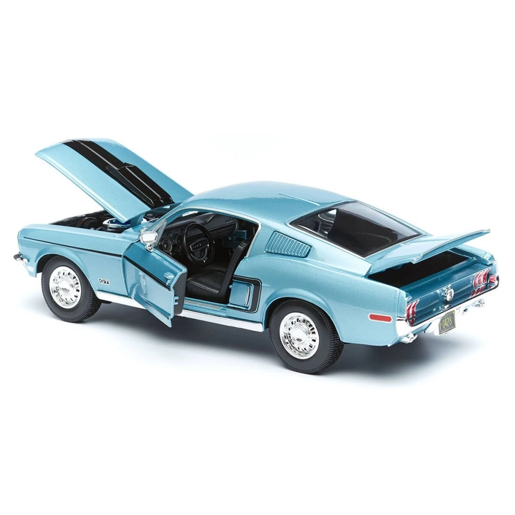 Eğitici Çocuk MAIS 31167 1968 Ford Mustang GT Cobra Jet 1 18 - Görsel 2
