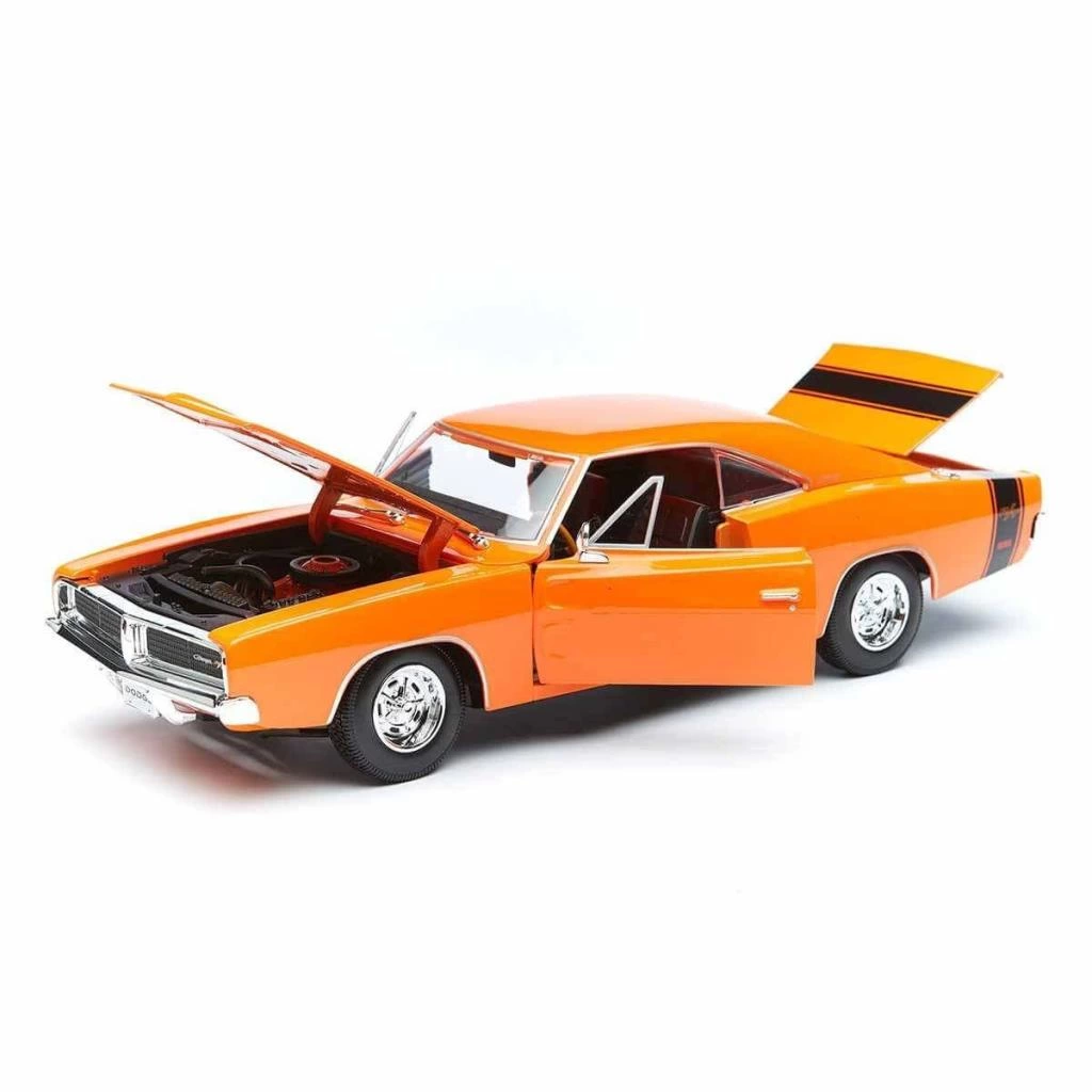 MAIS 31387 1969 Dodge Charger RT 1: 18 Model Araba -Necotoys - Görsel 3