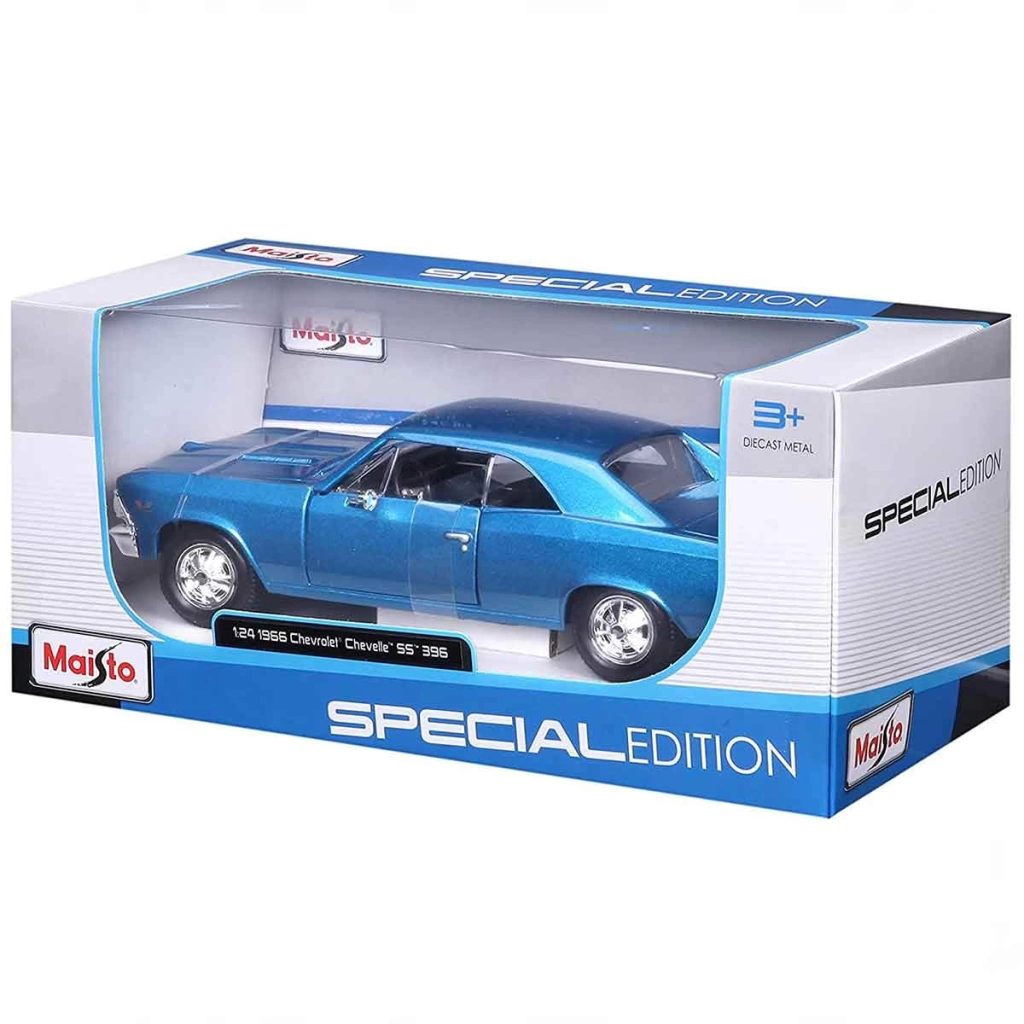 FNT Maisto 1/24 1966 Model Chevrolet Chevelle SS 396 - Görsel 5