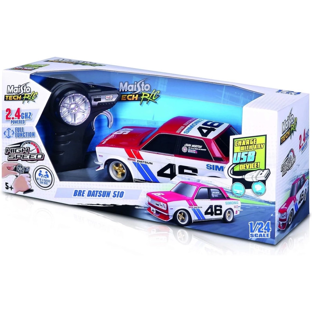 Maisto 1/24 BRE Datsun 510 Uzaktan Kumandalı Araba - Görsel 2
