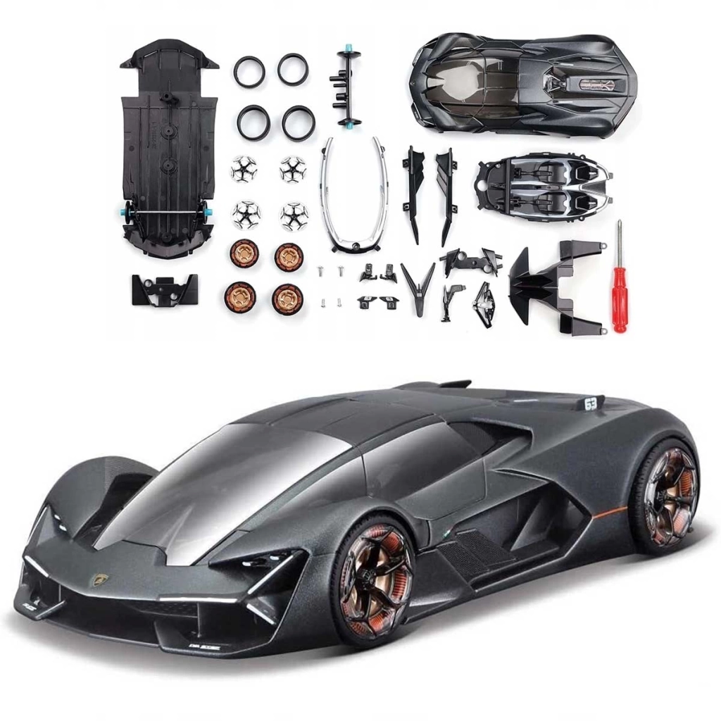 Maisto 1:24 Scale Assembly Line Model Araba Kiti Asorti - Görsel 5