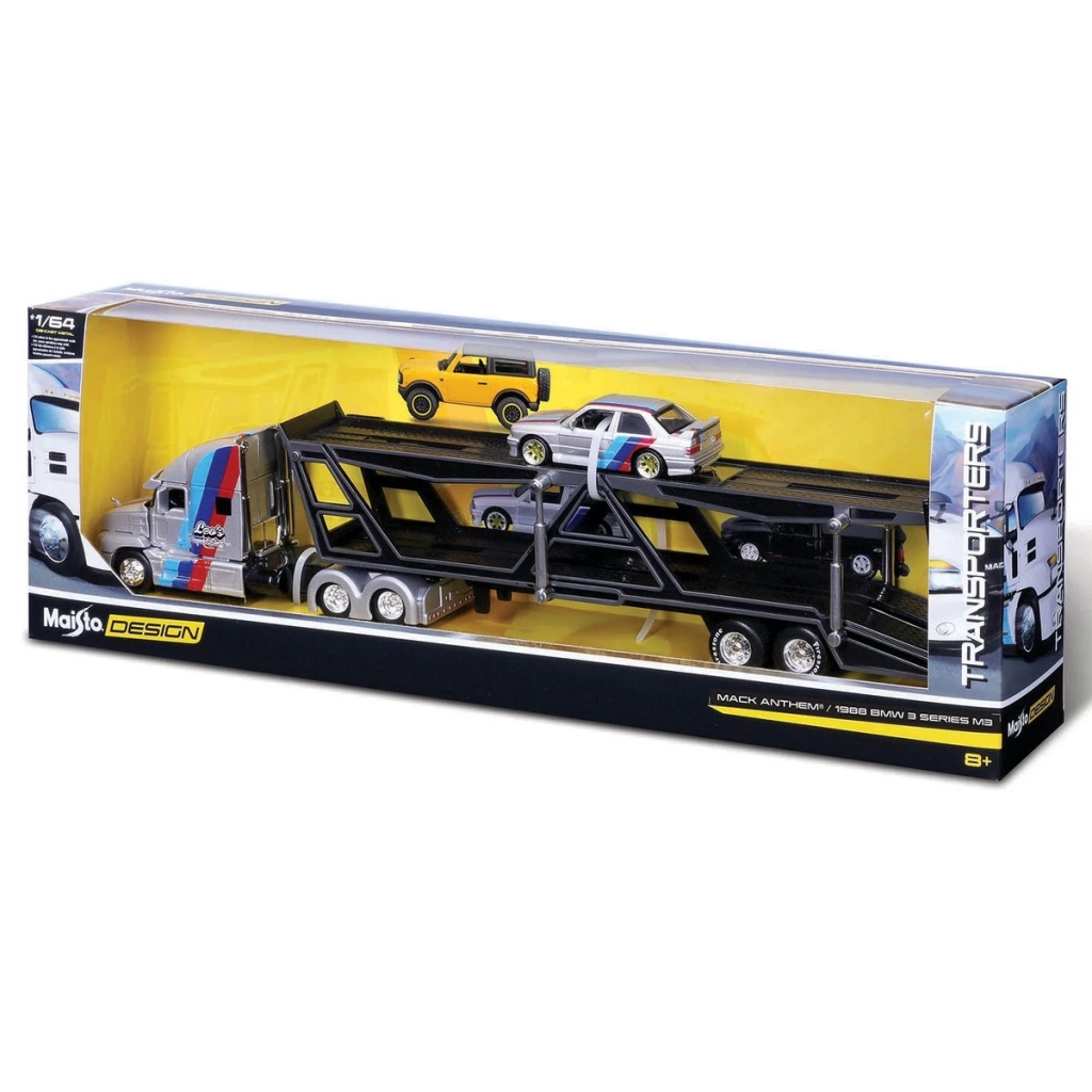 Çocuk Maisto 1/64 Design Seri Taşıyıcı Tır - Görsel 3