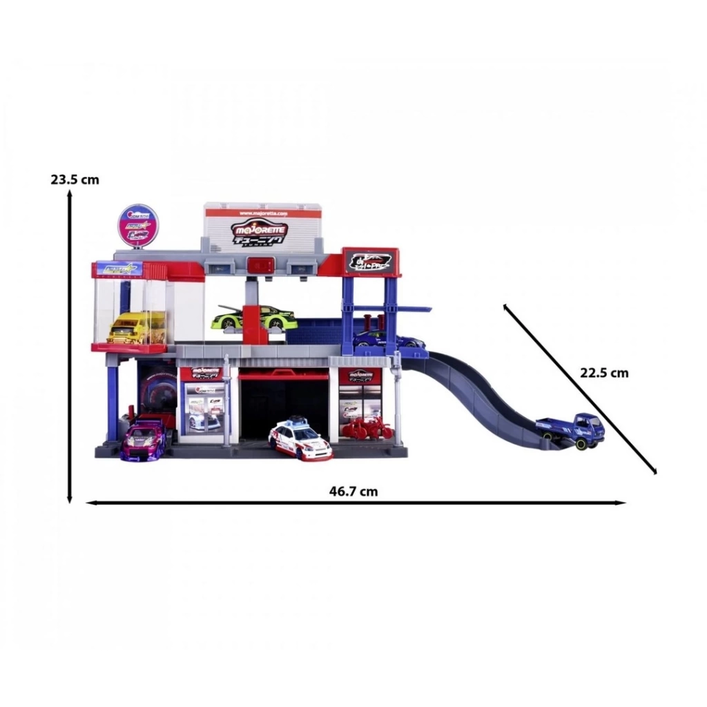 Eğitici Çocuk Gelişim Majorette Japan Serisi Garaj Seti - Görsel 2