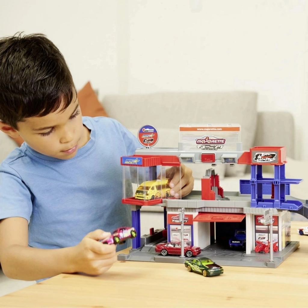 Eğitici Çocuk Gelişim Majorette Japan Serisi Garaj Seti - Görsel 3