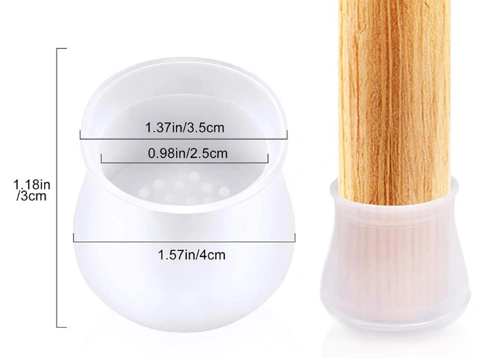 Eğitici Oyuncak Masa ve Sandalye Ayak Koruyucu Silikon 12 Adet - Görsel 4