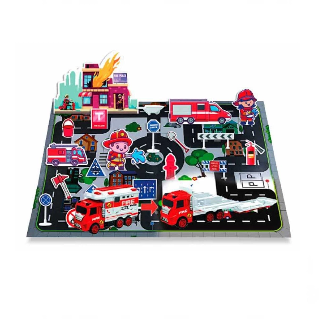 Çocuk Maxx Wheels Araçlı Oyun Seti - Görsel 4