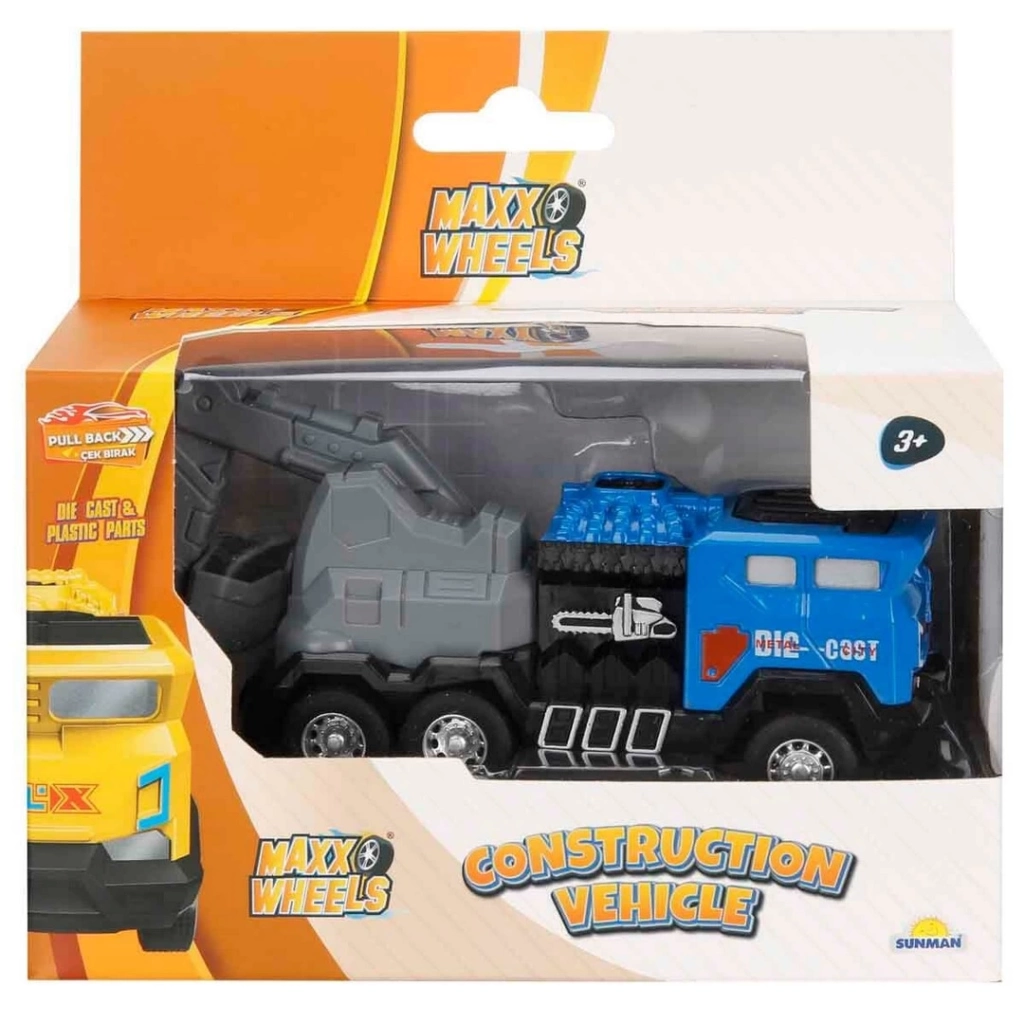 Çocuk Eğitici Gelişim Maxx Wheels Çek Bırak Kepçe - Görsel 4