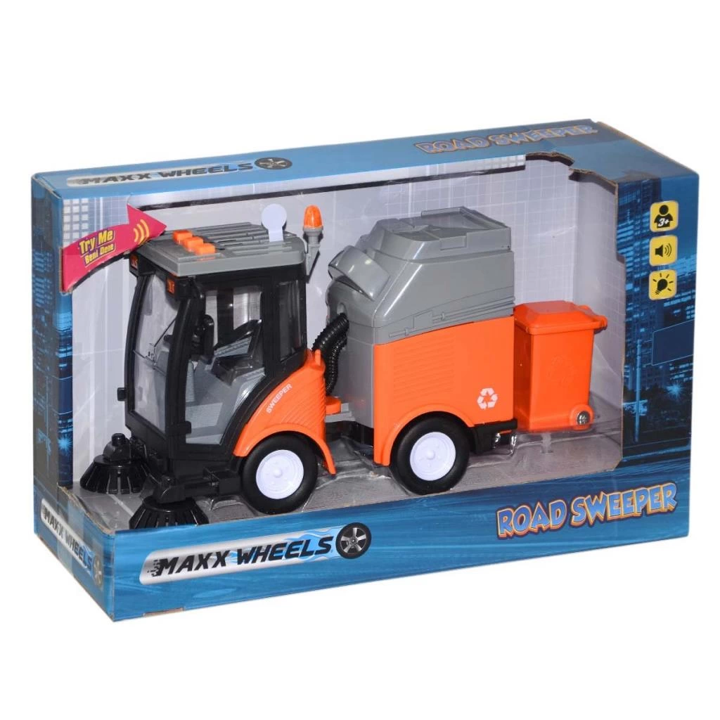 Çocuk Maxx Wheels Sesli ve Işıklı Temizlik Aracı - Görsel 3
