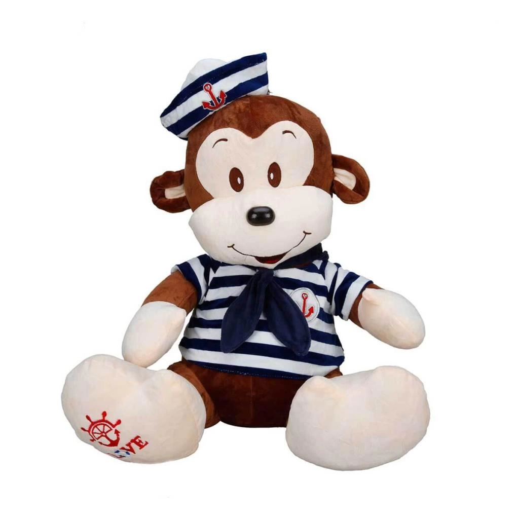 Maymun Denizci Peluş 50 cm. - Görsel 2