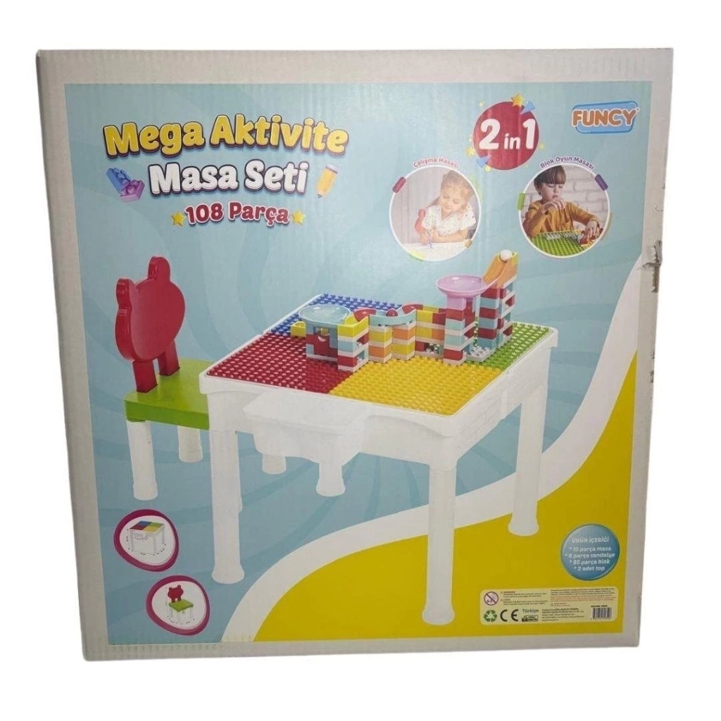 Mega Aktivite Masa Seti Çocukların Yaratıcılığını Geliştiren Eğitici Aktivite Seti - Görsel 4