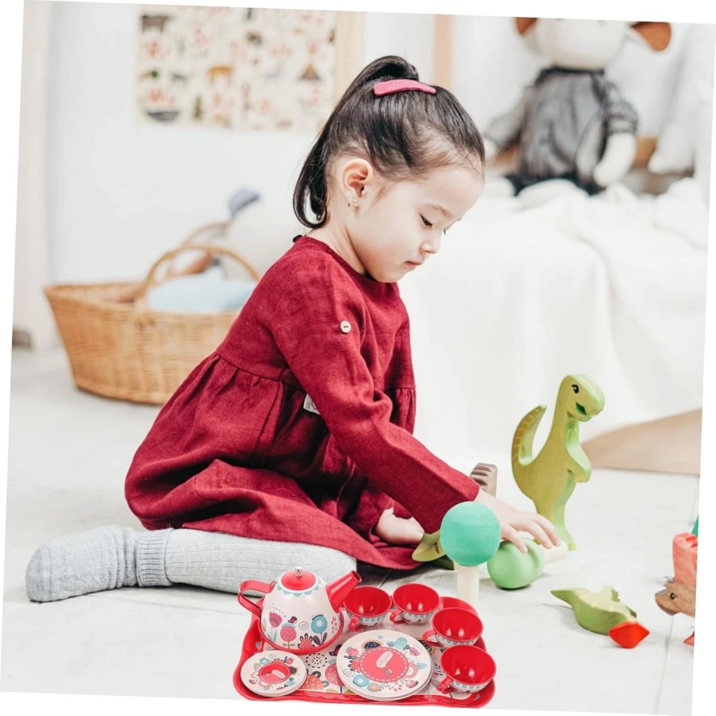 Metal Çay Seti - Görsel 4