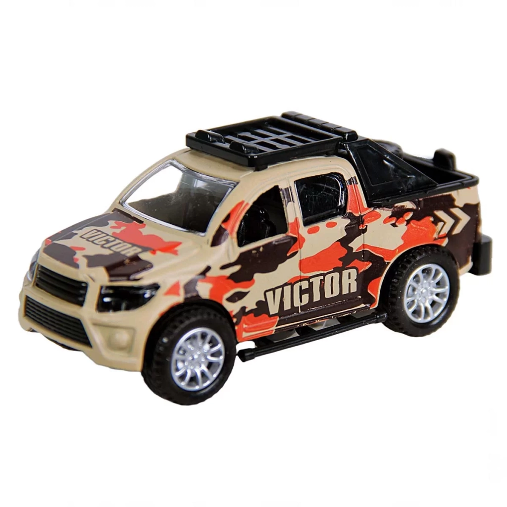 Çocuk Metal Çek Bırak Safari Jeep K137A42 - Görsel 3