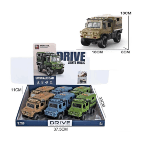 Çocuk MG-D700-02 Sürtmeli Işıklı Müzikli Lüks Off-Road Karavan -Vardem Oyuncak