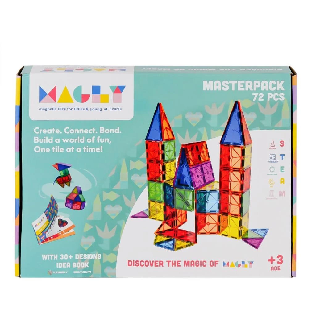 72 Parça Manyetik Blok – STEM Odaklı Zeka ve Motor Gelişimi Oyunu