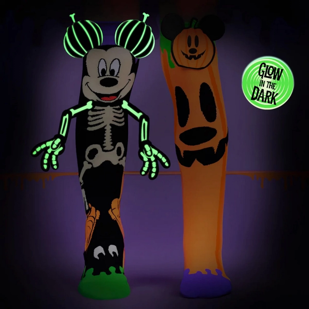 Çocuk Mickey Glow Dark Çorap 6 - 99 Yaş - Görsel 2