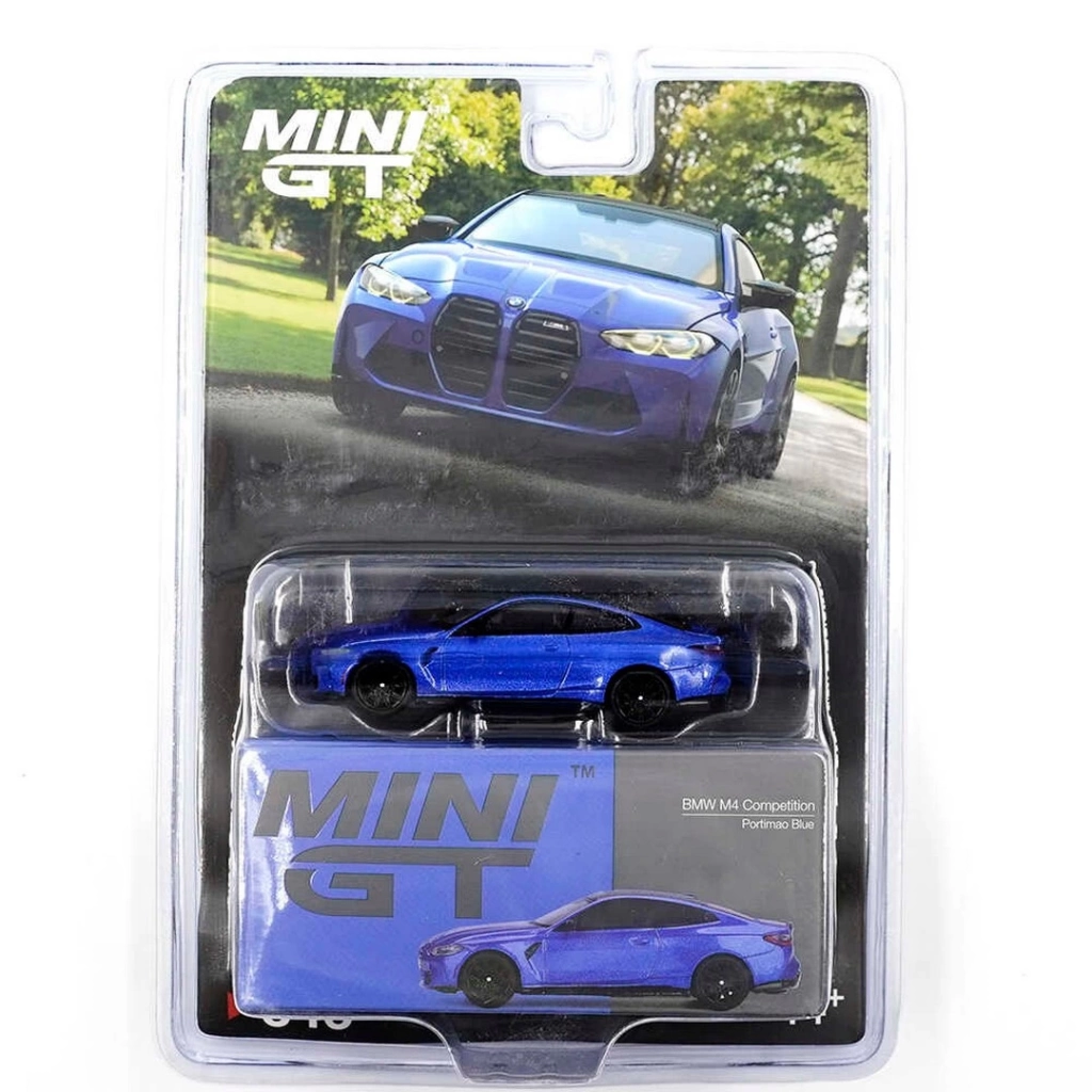 Eğitici Çocuk Mini GT 1/64 BMW M4 Competition (G82) Portimao Blue - Blister Paket - Görsel 2
