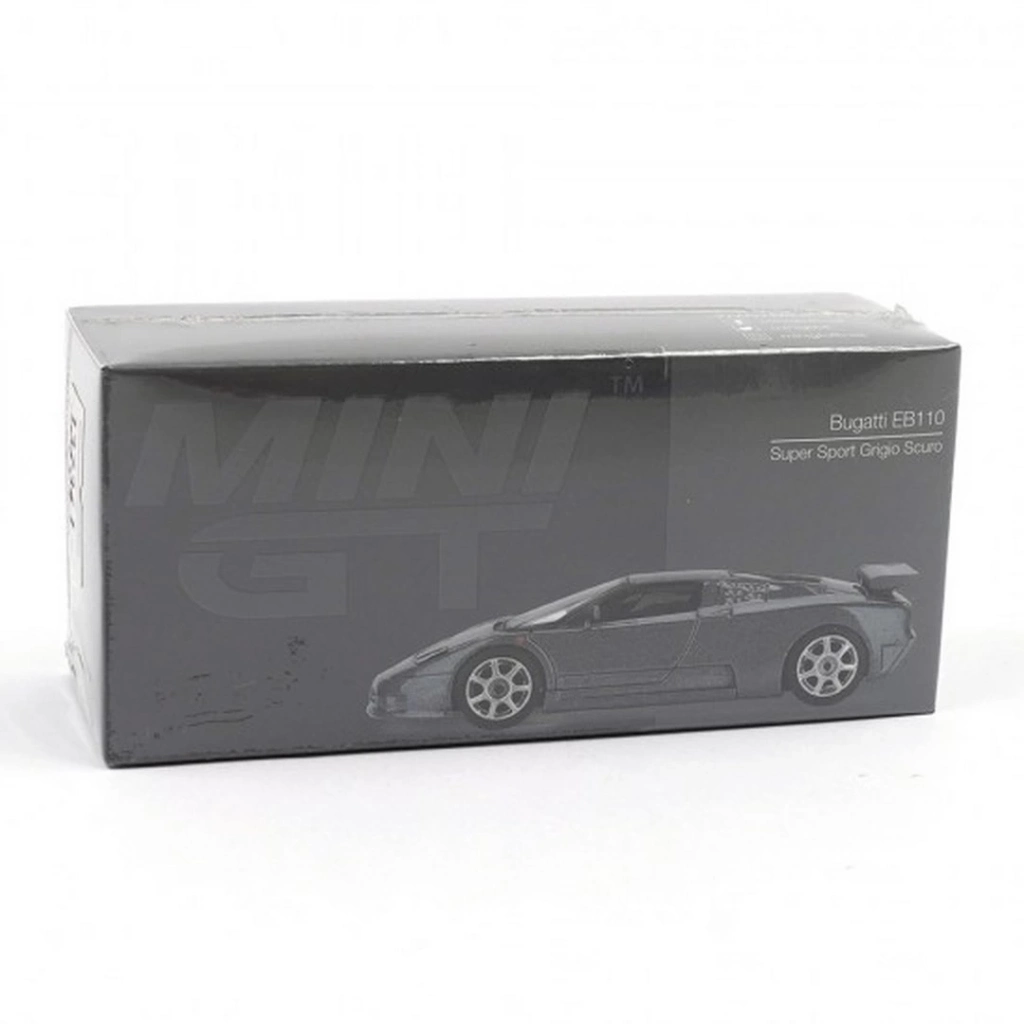 Eğitici Oyuncak Mini GT 1/64 Bugatti EB110 Super Sport Grigio Scuro - Görsel 2