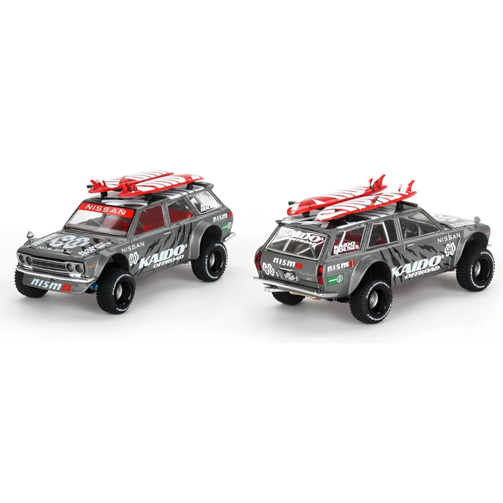 Çocuk Mini GT 1/64 Datsun KAIDO 510 Wagon 4x4 Kaido Offroad V1 - Görsel 4