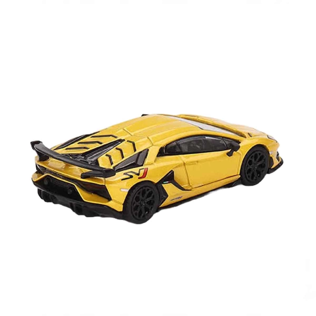 Mini GT 1:64 Lamborghini Aventador SVJ Giallo Orion - Görsel 4