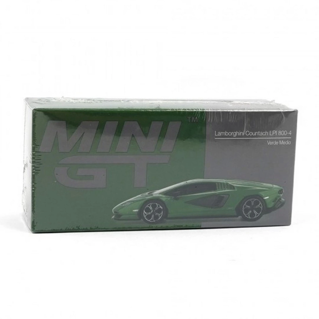 Eğitici Oyuncak Mini GT 1/64 Lamborghini Countach LPI 800-4 Verde Medio - Görsel 2