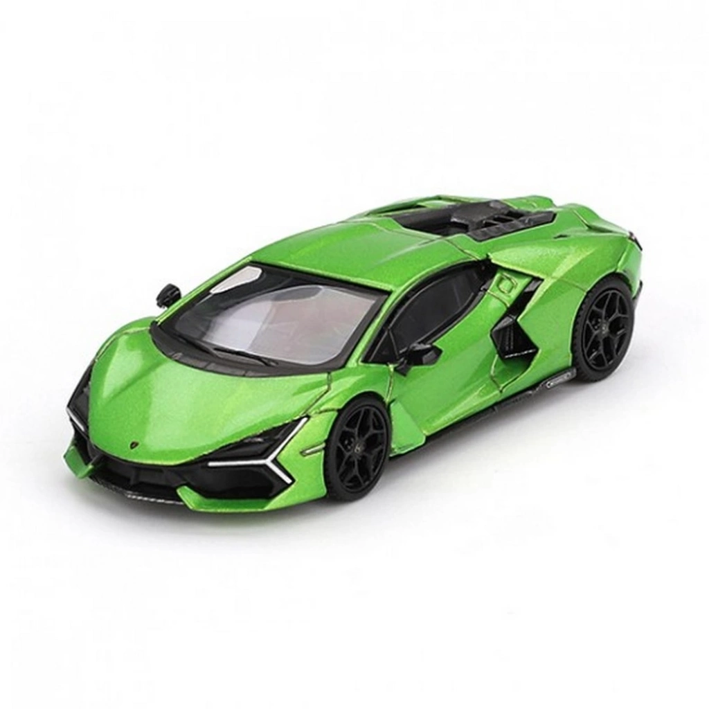 Eğitici Oyuncak Mini GT 1/64 Lamborghini Revuelto Verde Selvans